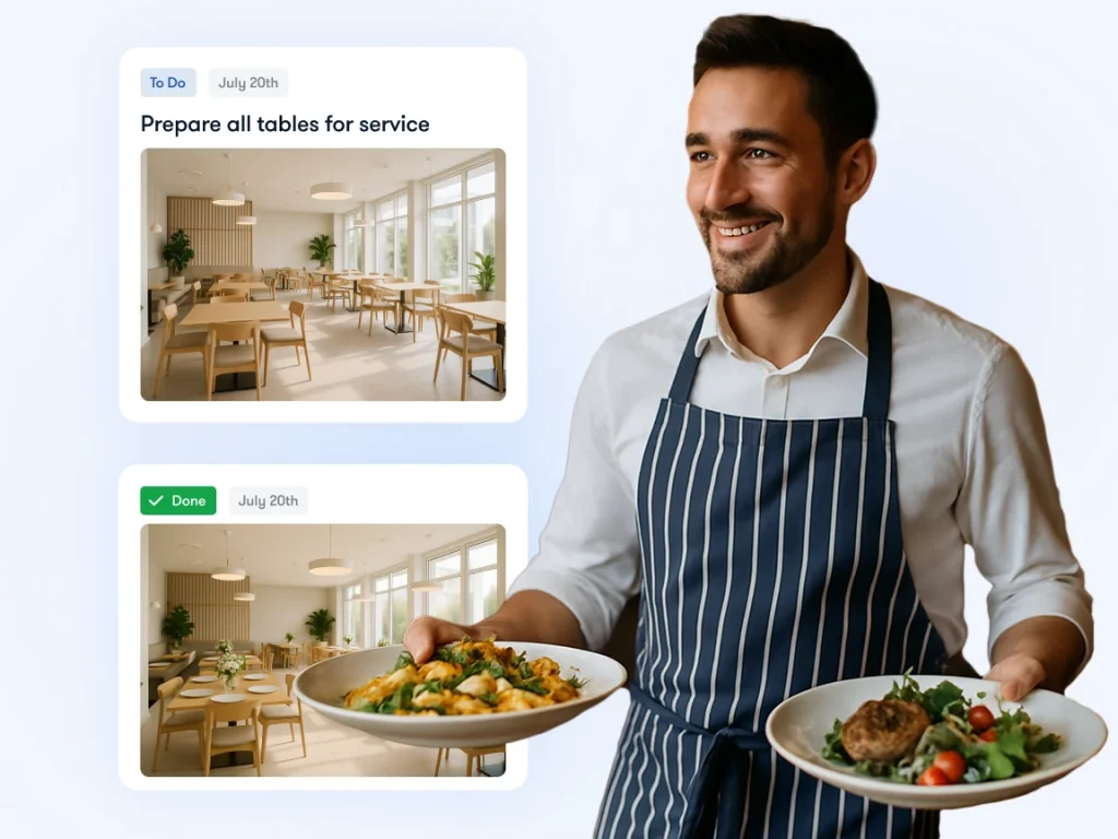 Restaurant daily routines execution Bitreport