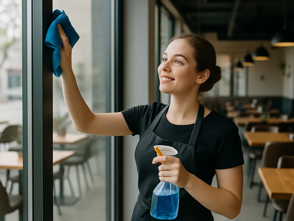 Restaurant cleaning front of house (FOH) Bitreport