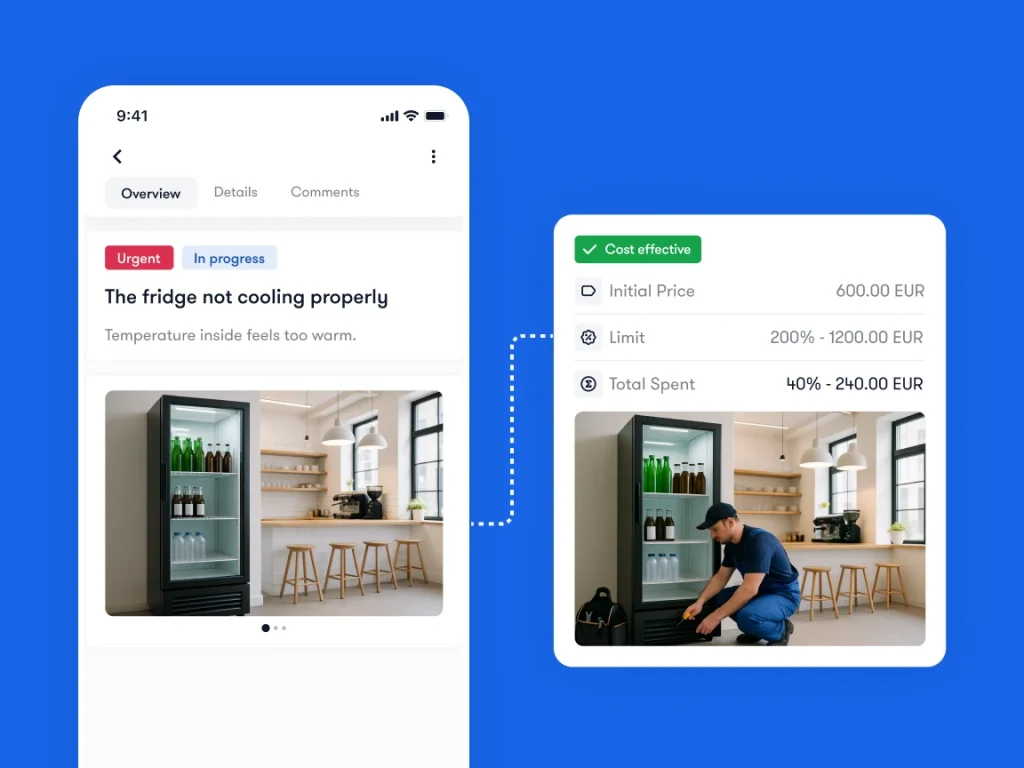 Restaurant issue resolution progress Bitreport