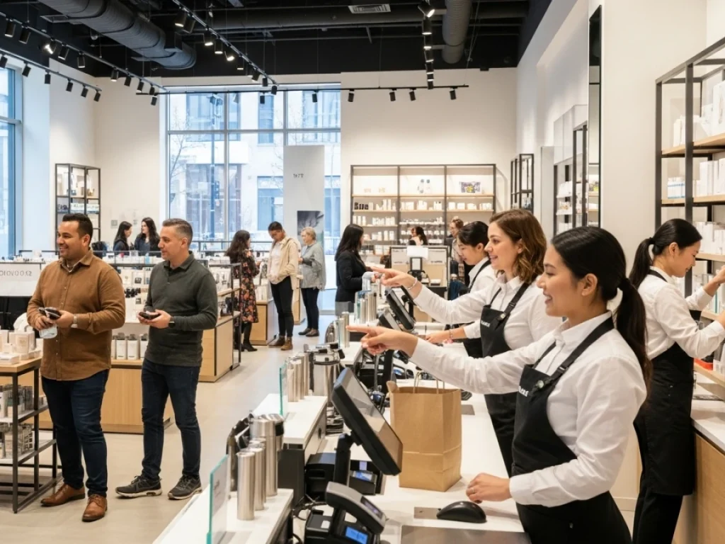 Engaged retail team driving success Bitreport