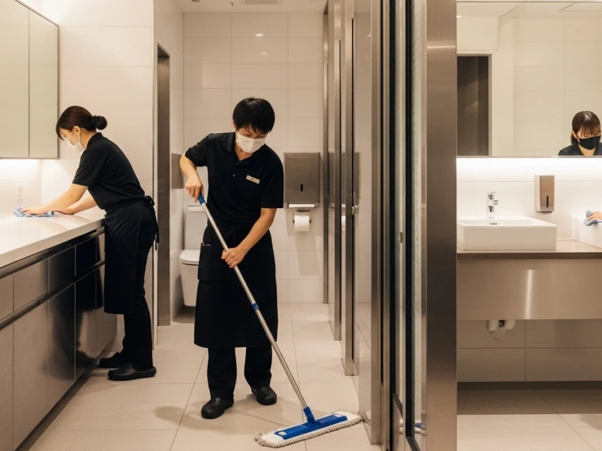 Restaurant cleanliness check restrooms and floors Bitreport