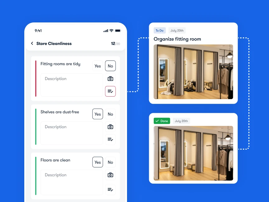 Audits and automatic corrective actions Bitreport
