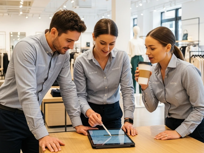 Retail team digitize operations Bitreport