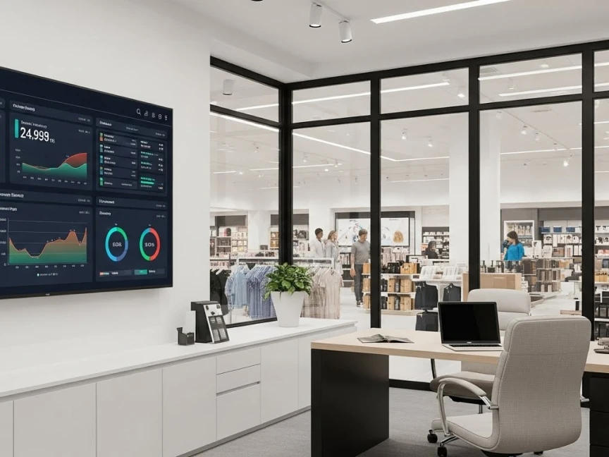 Retail KPI dashboard Bitreport