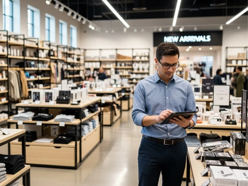 Retail manager modern retail store Bitreport