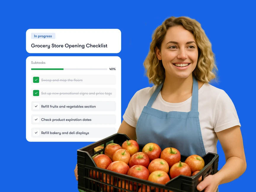 Retail task management and internal communication Bitreport