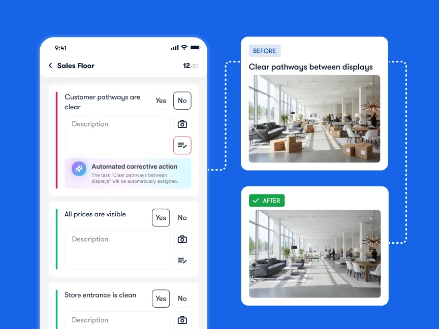Digital retail store checklist and audit Bitreport
