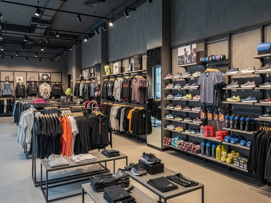 Retail store inspection sportswear interior Bitreport