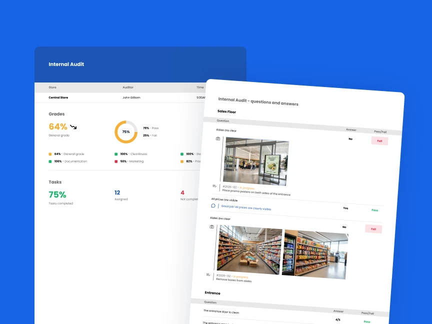 Digitize audits across locations Bitreport