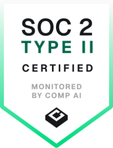 SOC 2 Type II certified
